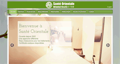 Desktop Screenshot of orientalhealth.ca